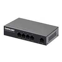 POE SWITCH,INTELLINET,561792,GB  5 PTOS 30W / PTO, 40W